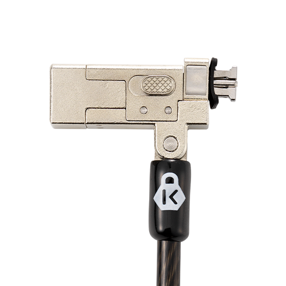 Schlüsselschlösser für Nano-Lock-Slot auf weißem Hintergrund.